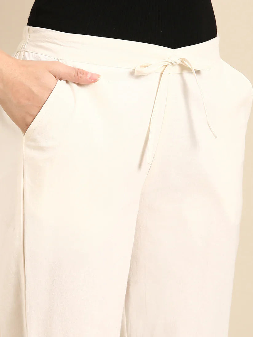 Off white Classic Pants
