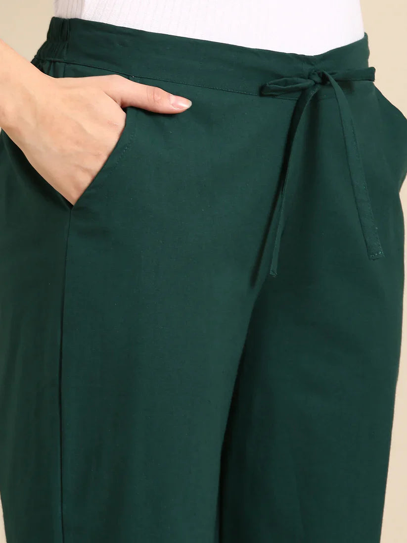 Bottle Green Classic Pants