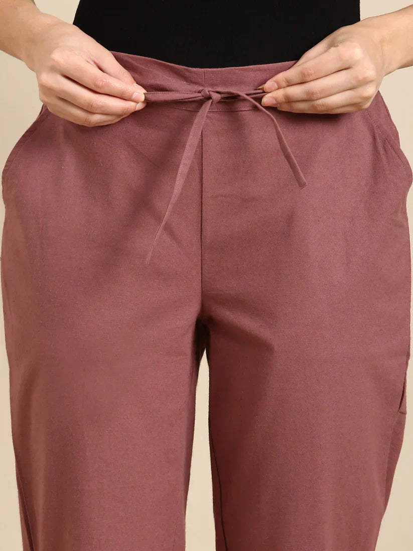 Rose Taupe Classic Pants