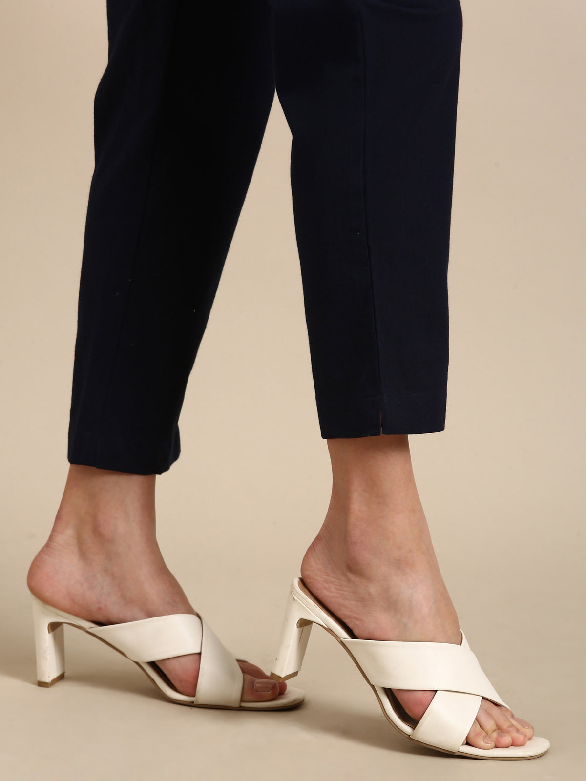 Navy Blue Basic Pants