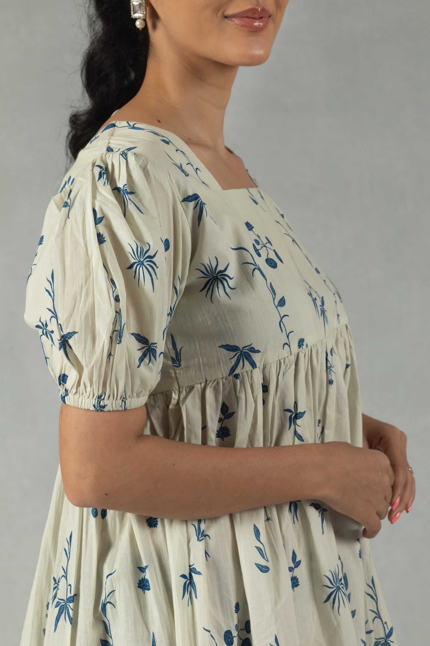 White Summer Meadow Dress