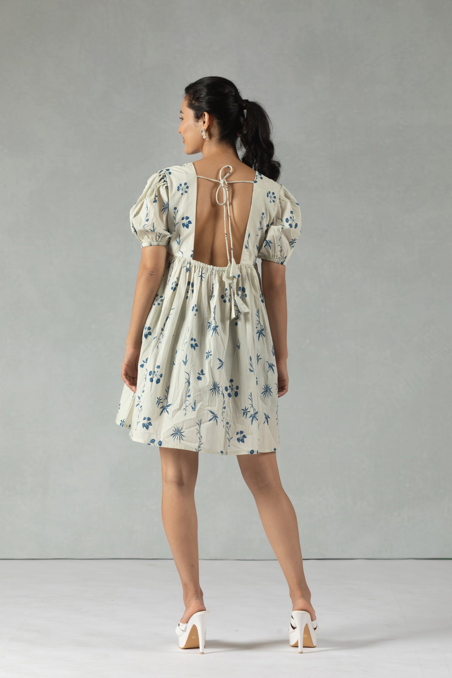 White Summer Meadow Dress
