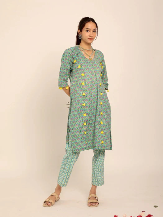 Zinnia Kurti Set