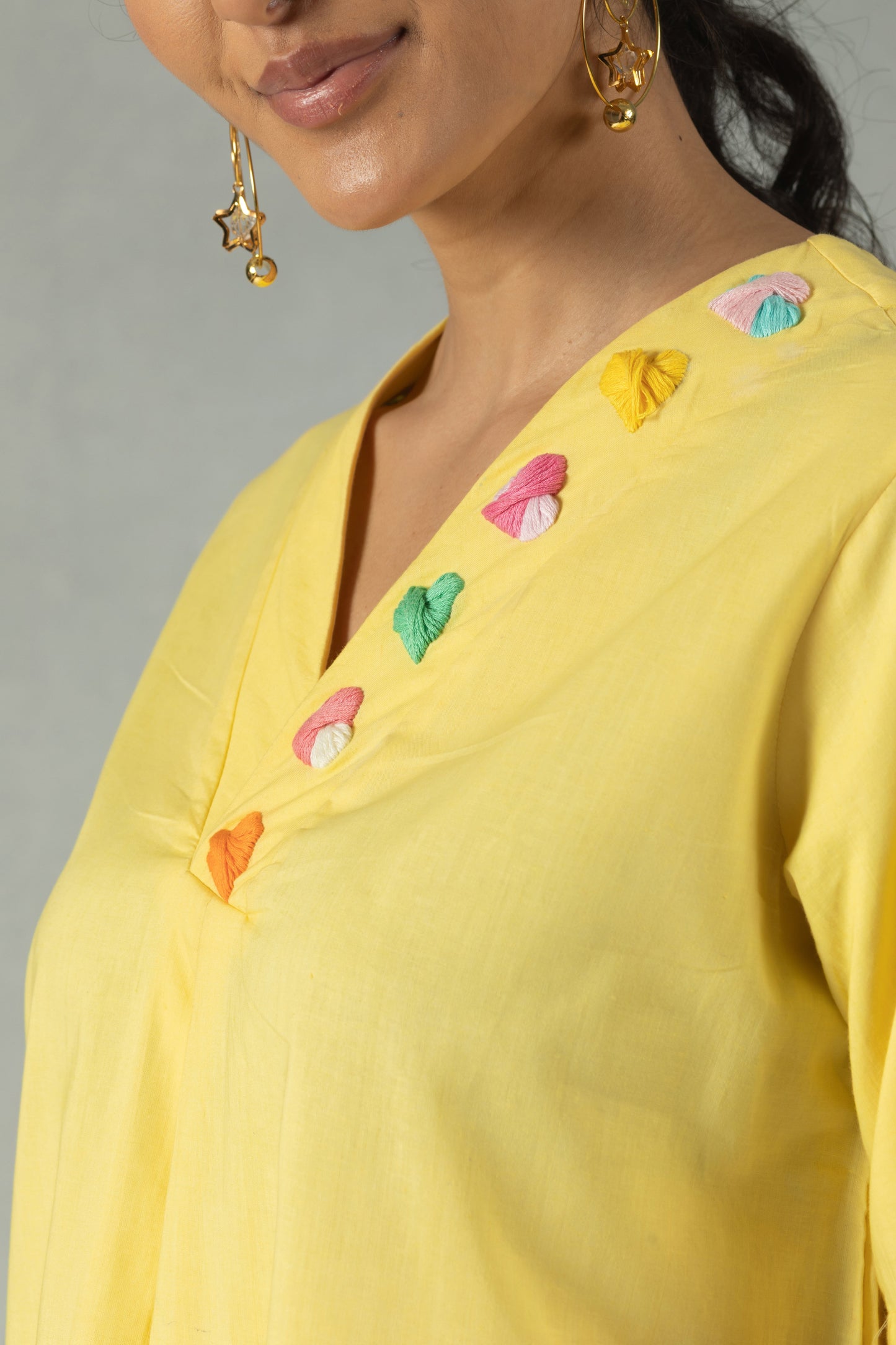 Sunbeam Yellow Heart Dress