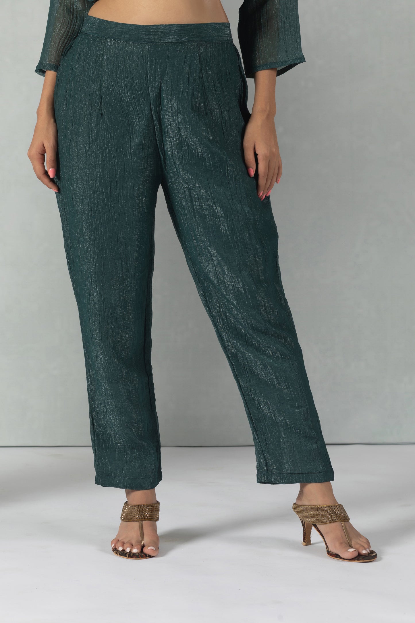 Emerald Handcrafted Ethnic Co-Ord Set