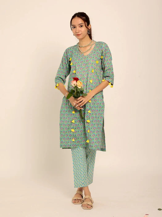 Zinnia Kurti Set