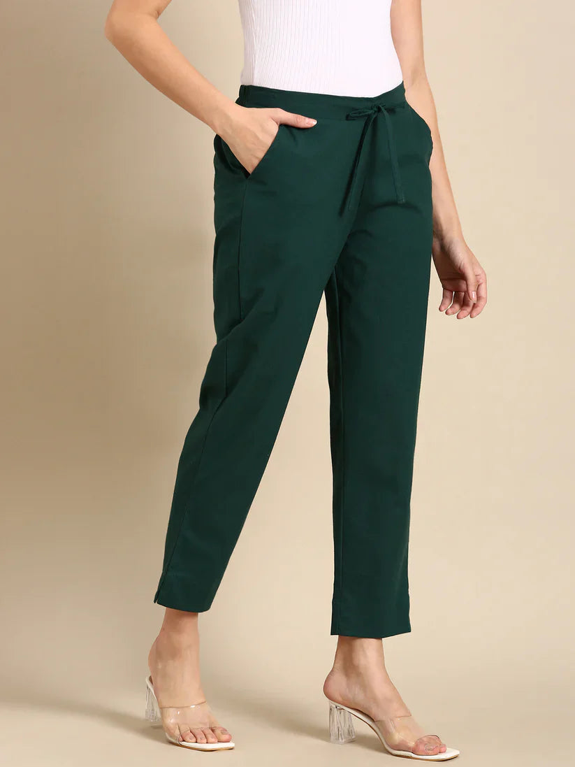Bottle Green Classic Pants