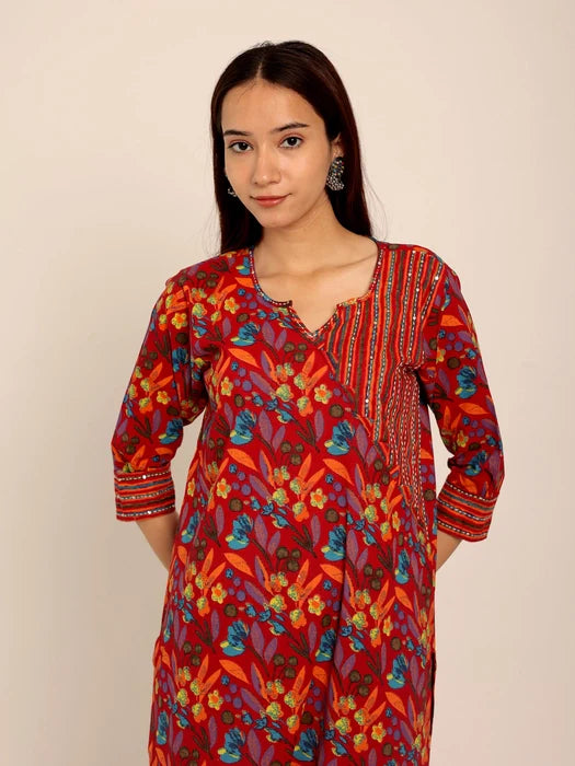 Rosy Kurti Set