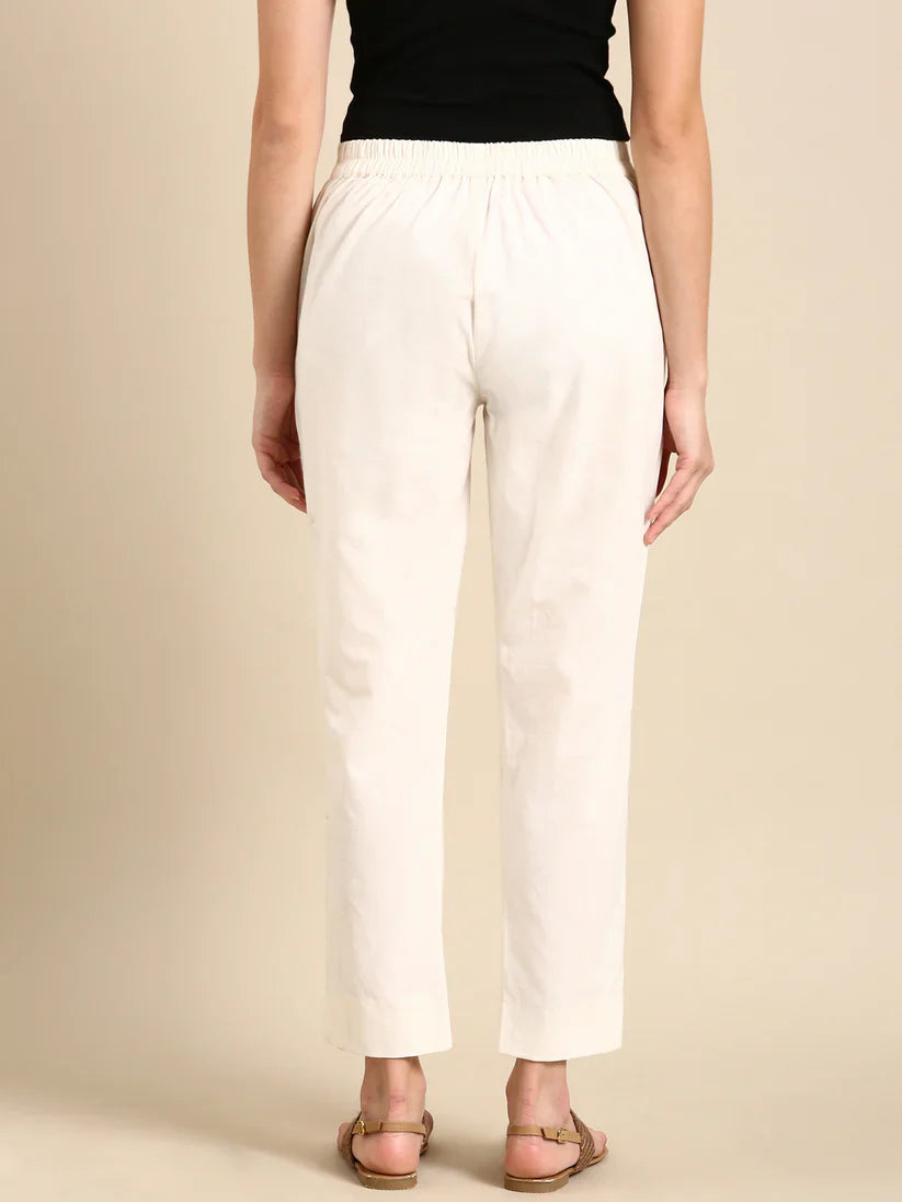 Off white Classic Pants