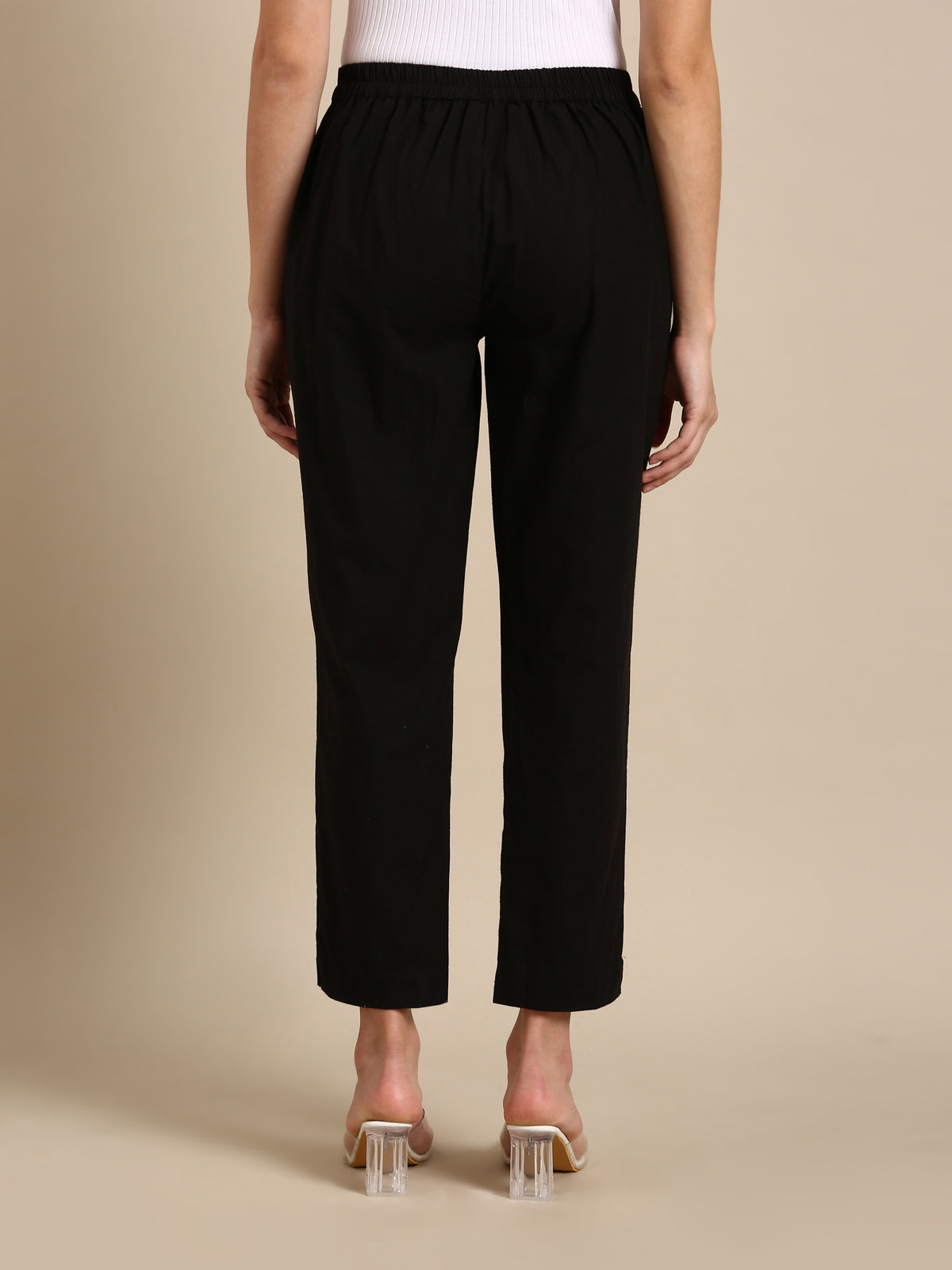 Black Basic Pants