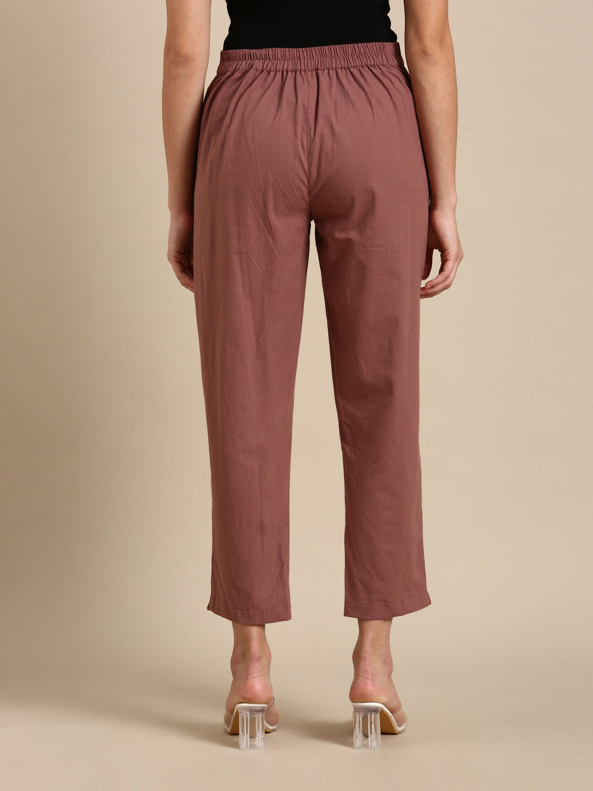 Rose Taupe Basic Pants