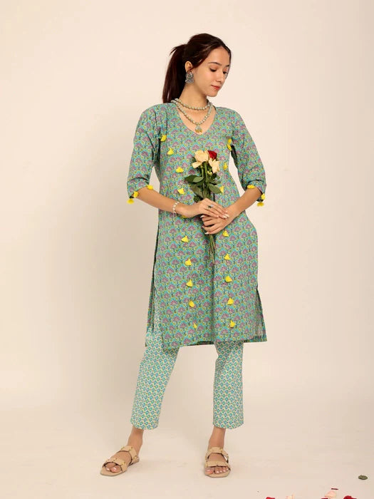 Zinnia Kurti Set