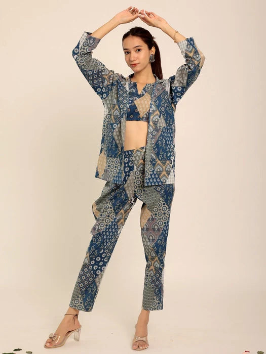 Indigo Co-ord Set