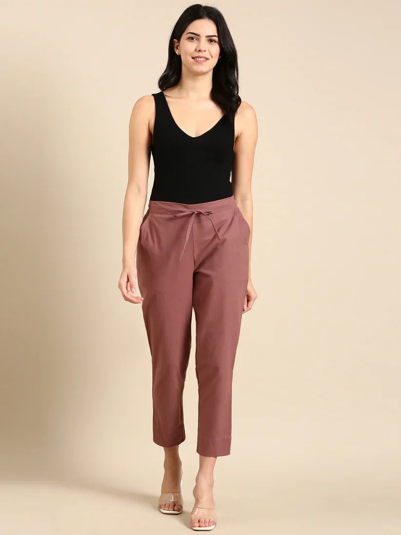Rose Taupe Classic Pants