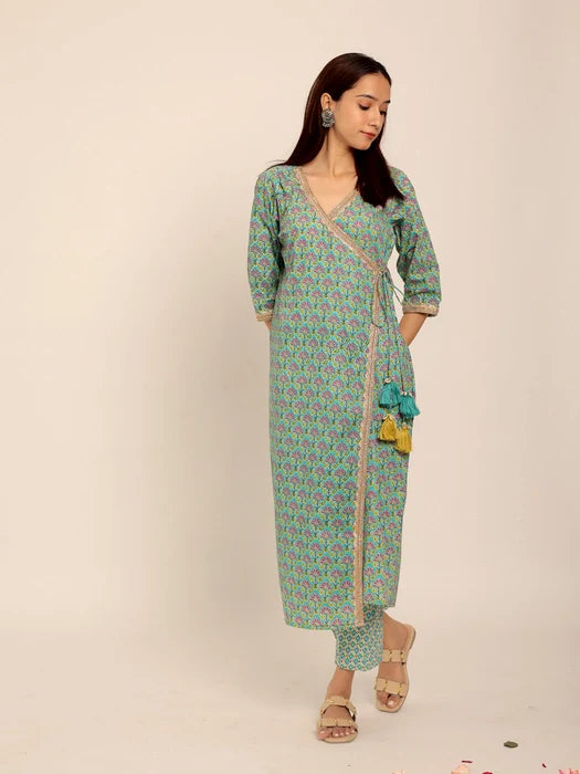 Angrakha - Hand Block Printed