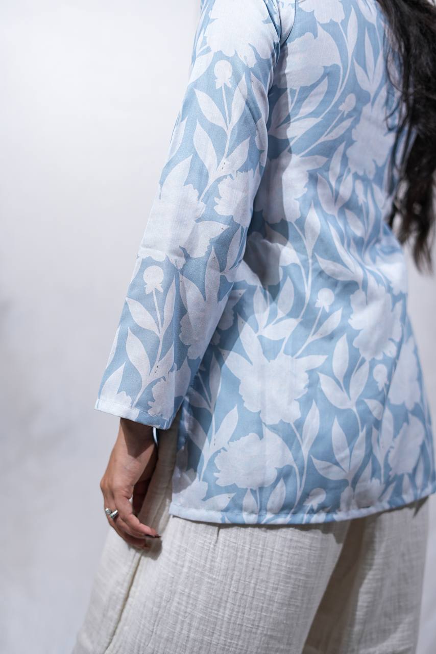 JULIEE FLORAL FULL SLEEVED KURTI