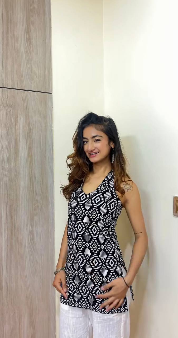 SILA HALTER NECK KURTI
