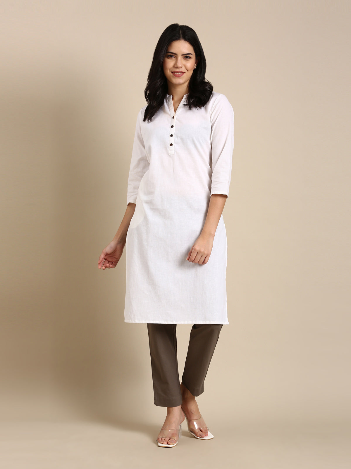 Light Grey Basic Pants