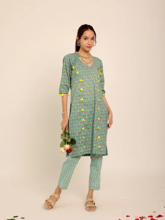 Zinnia Kurti Set