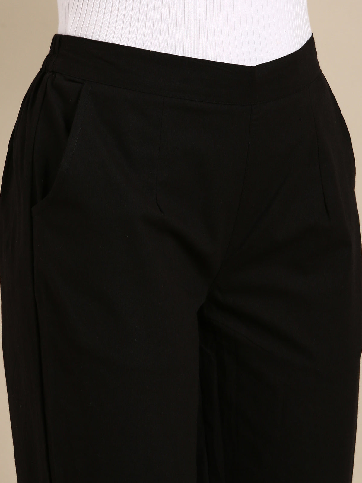 Black Basic Pants