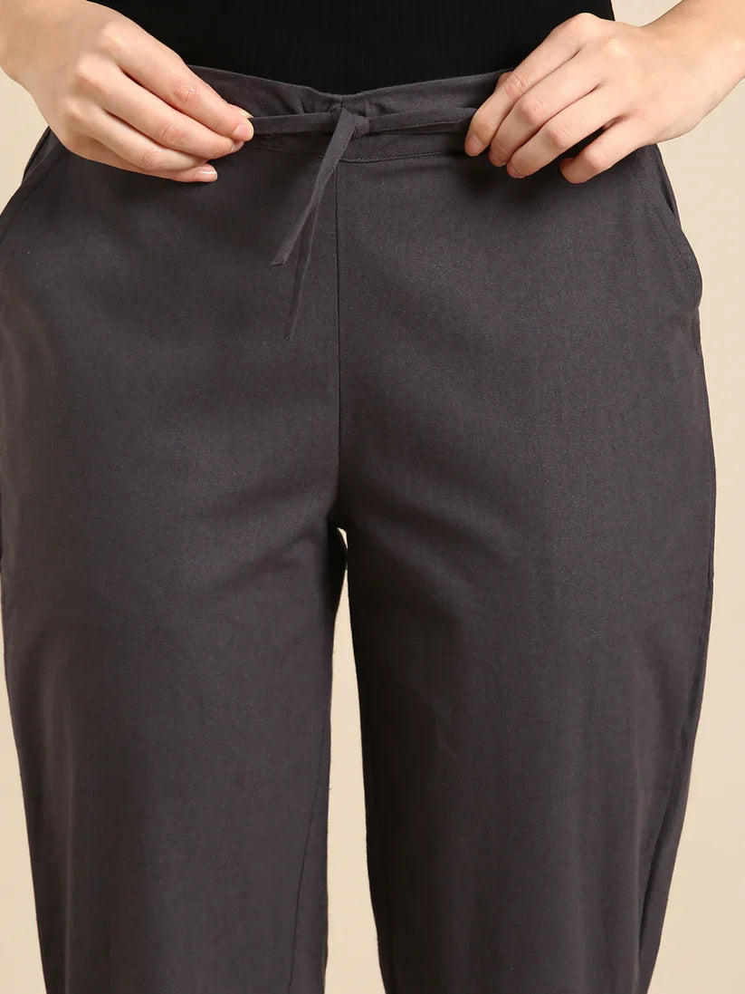 Cement Grey Classic Pants