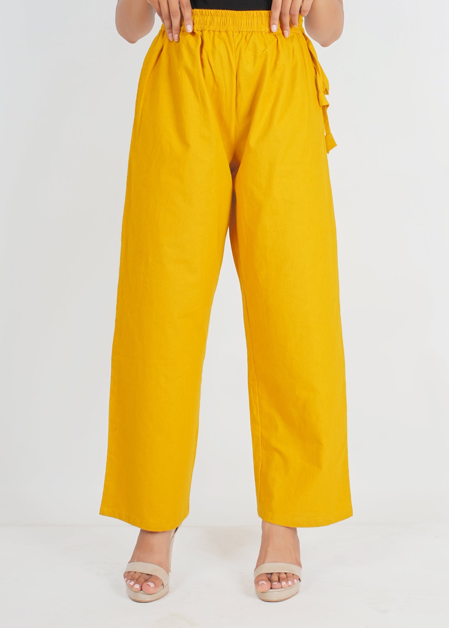 Yellow Parallel Pant