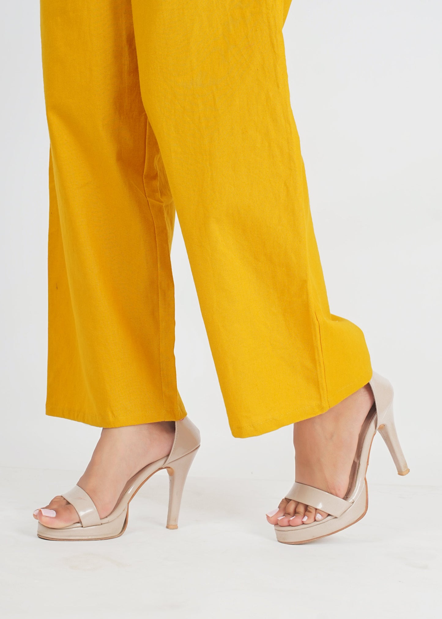 Yellow Parallel Pant