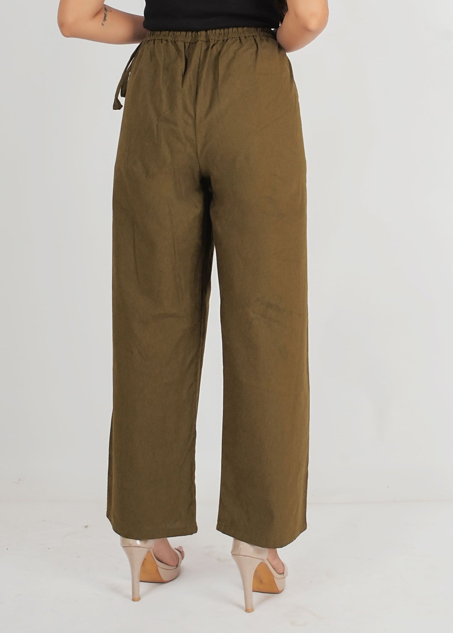 Olive Green Parallel Pant