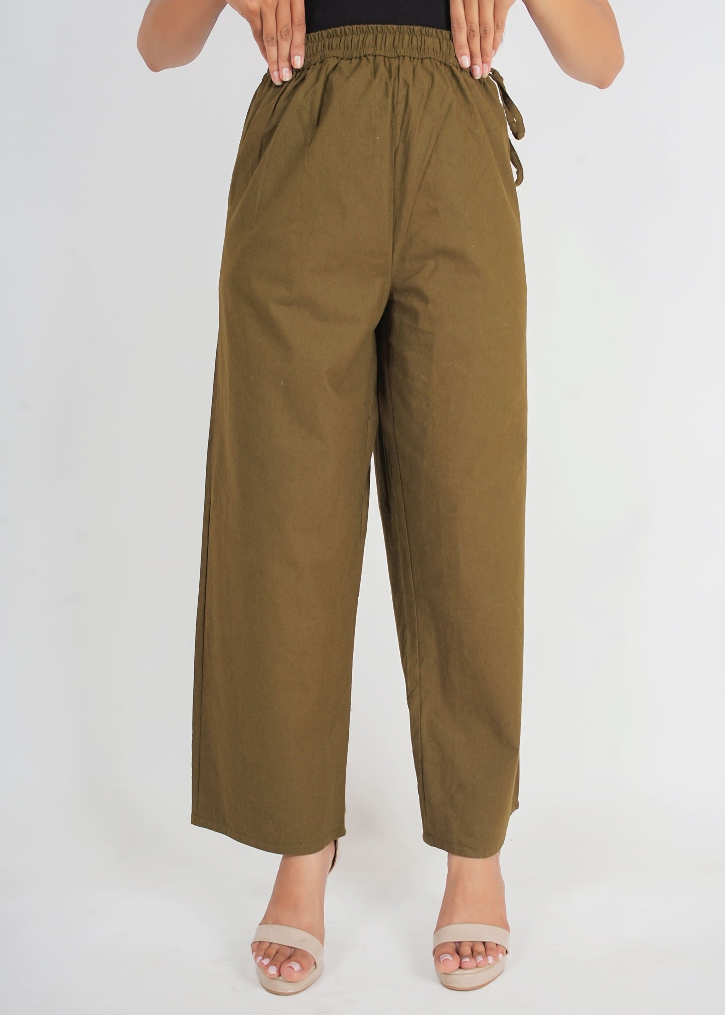 Olive Green Parallel Pant