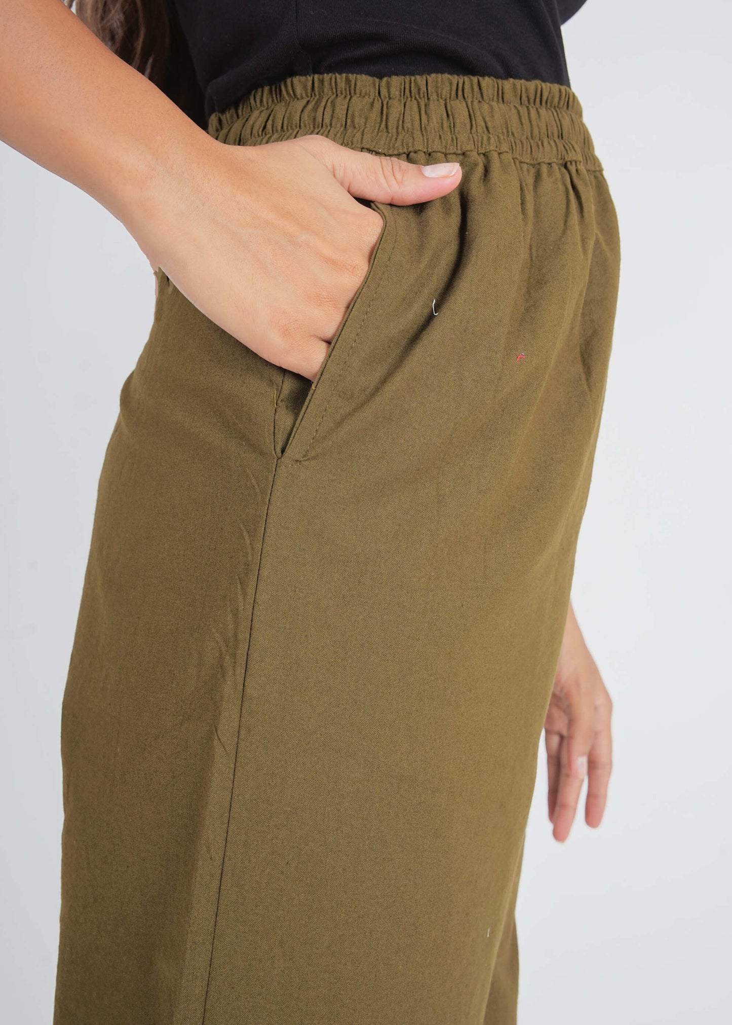Olive Green Parallel Pant