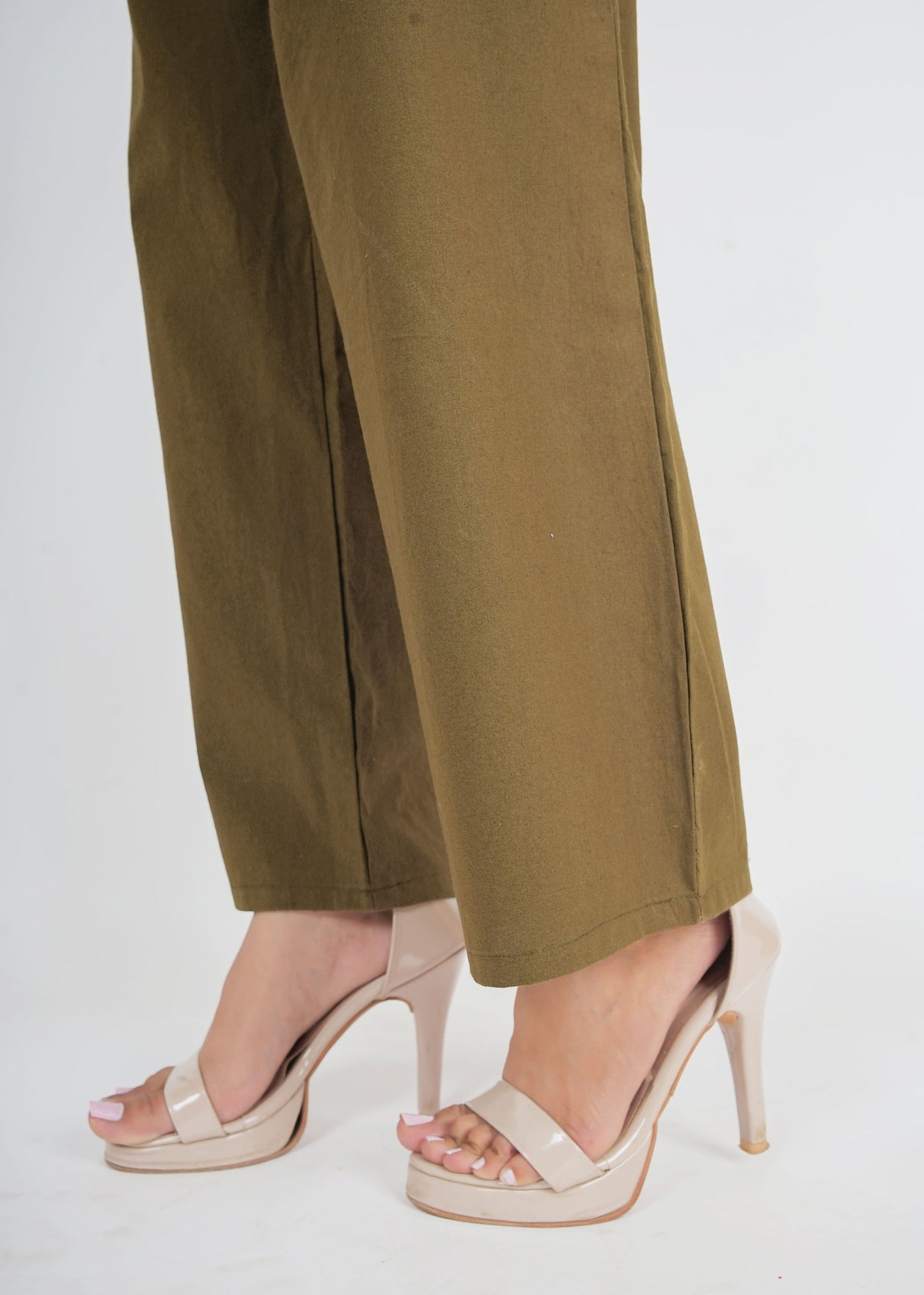Olive Green Parallel Pant