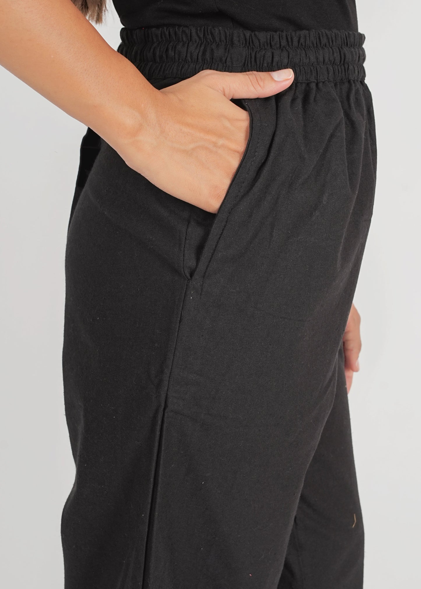 Black Parallel Pant