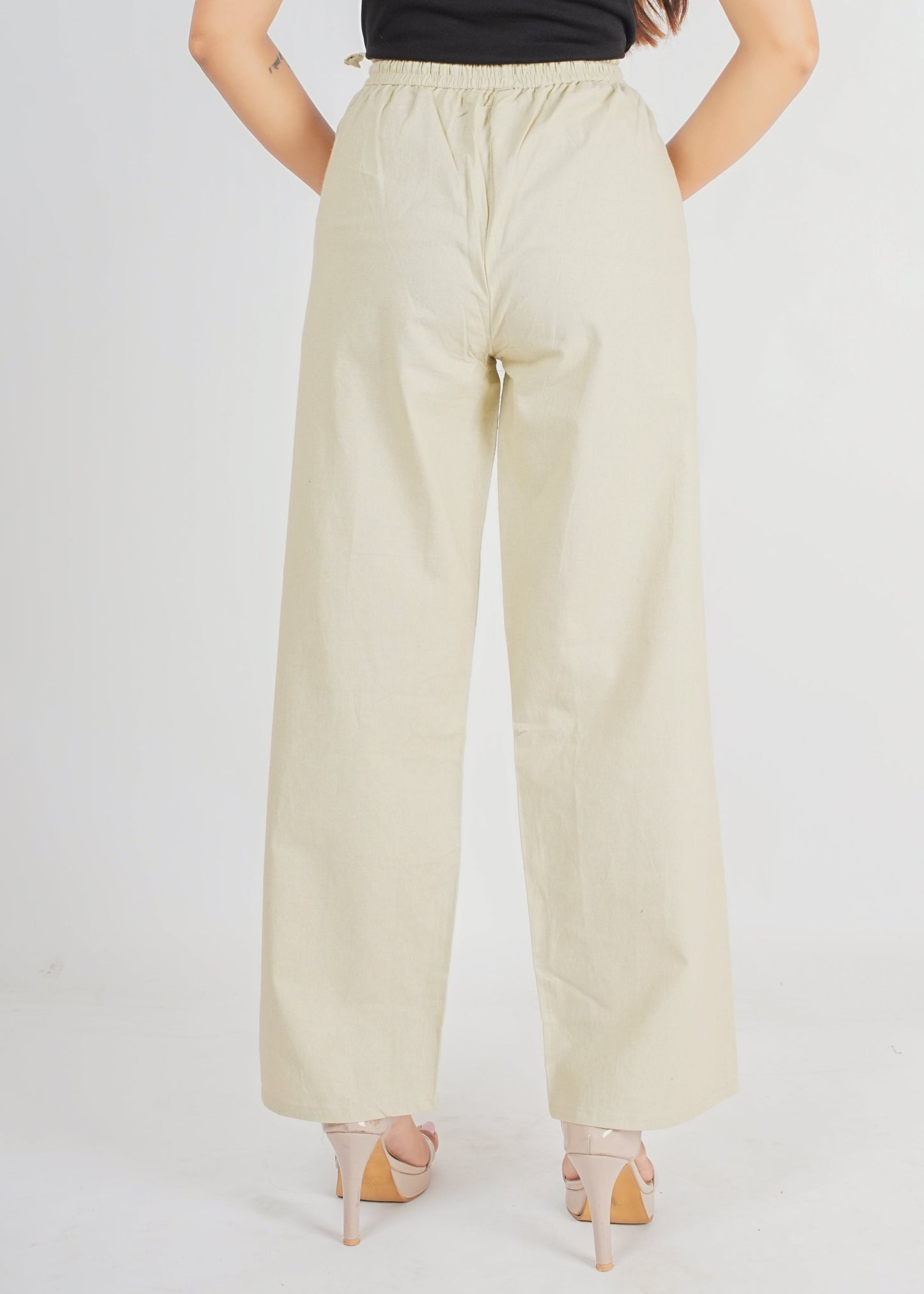 Beige Parallel Pant
