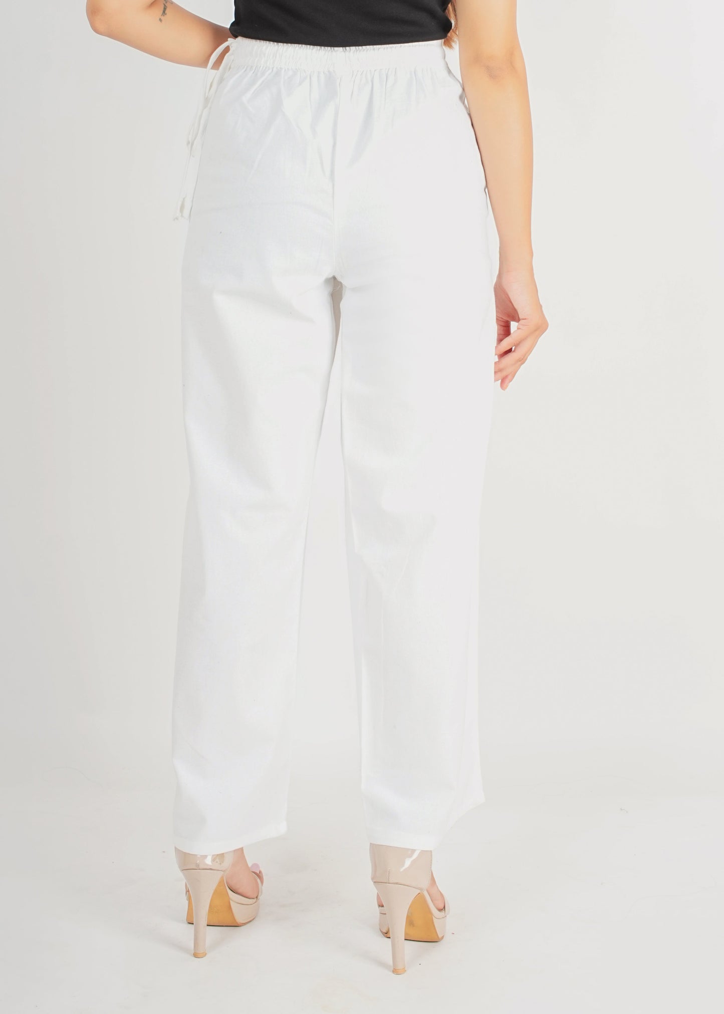 White Parallel Pant
