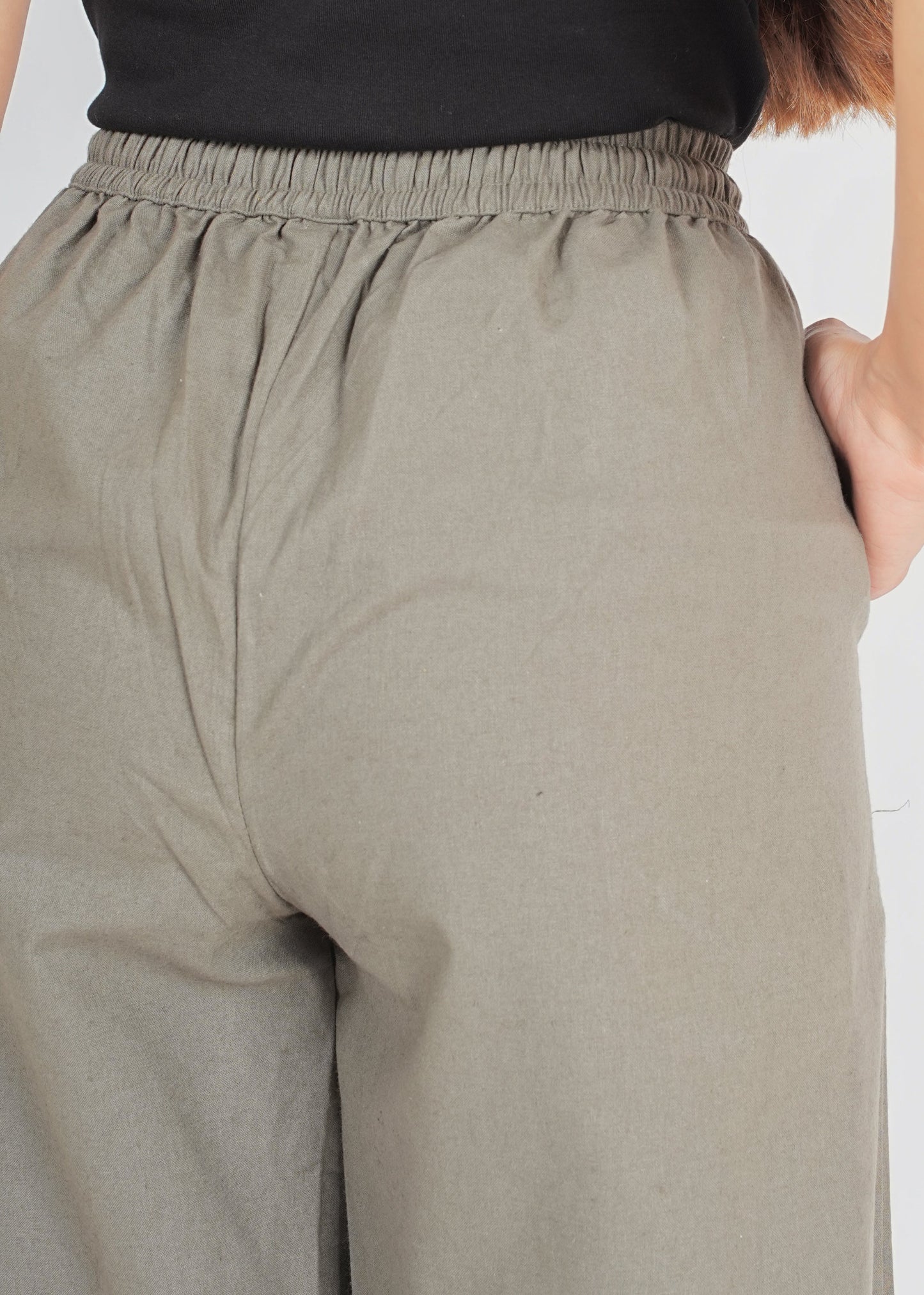 Khaki Green Parallel Pant