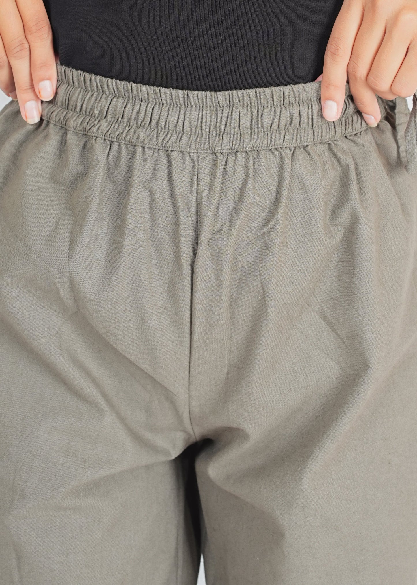 Khaki Green Parallel Pant