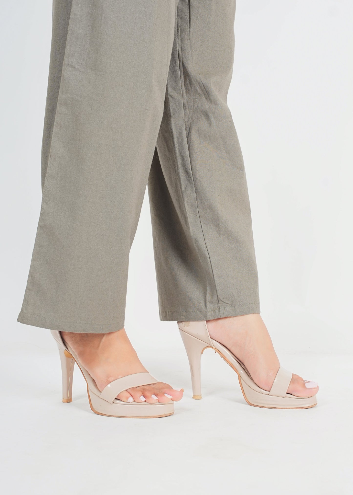 Khaki Green Parallel Pant