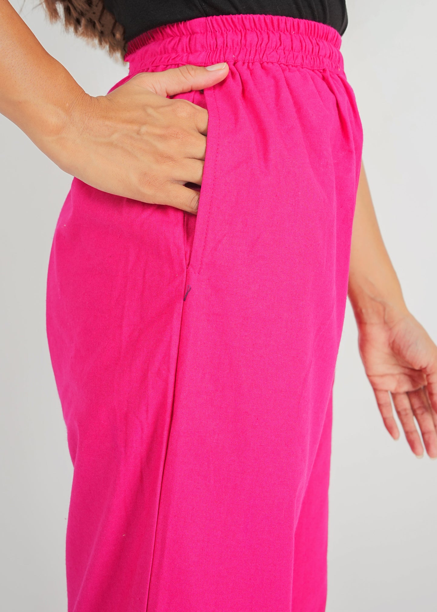 Pink Parallel Pant