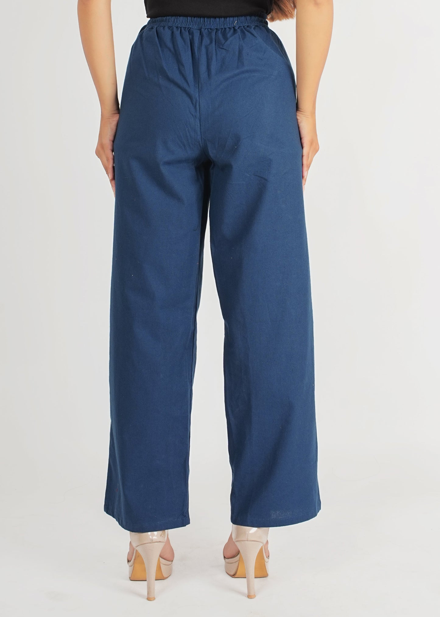 Peacock Blue Parallel Pant
