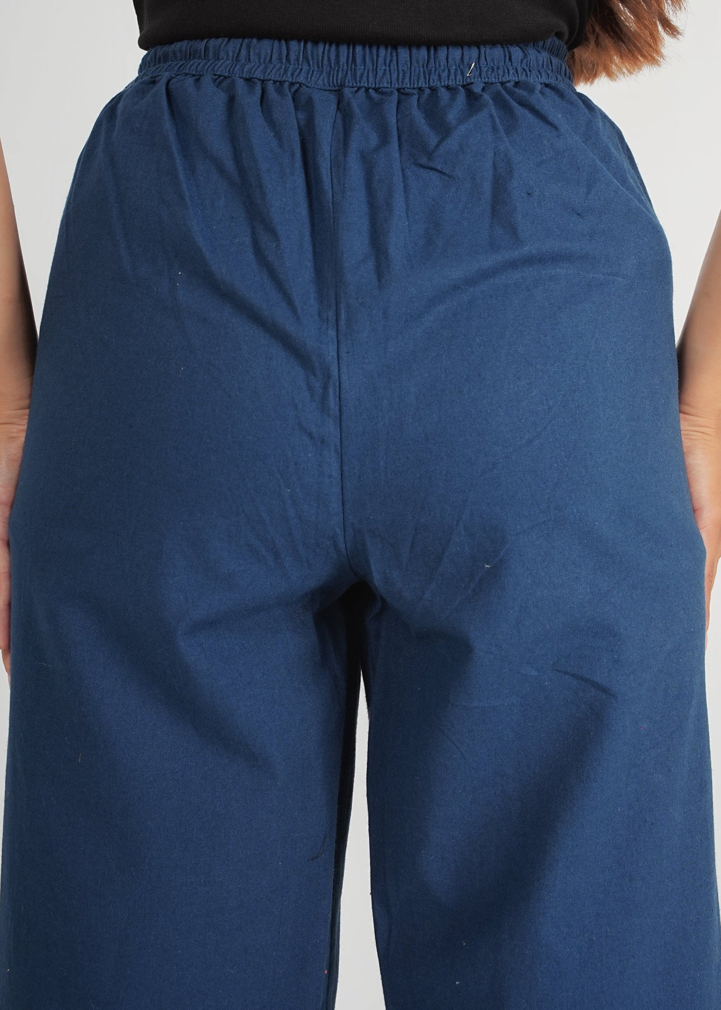 Peacock Blue Parallel Pant