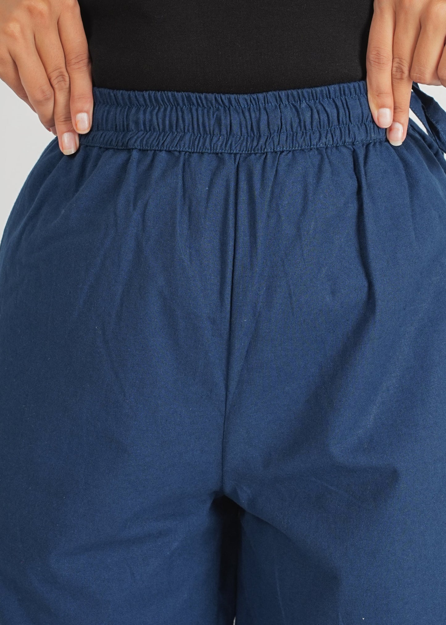 Peacock Blue Parallel Pant