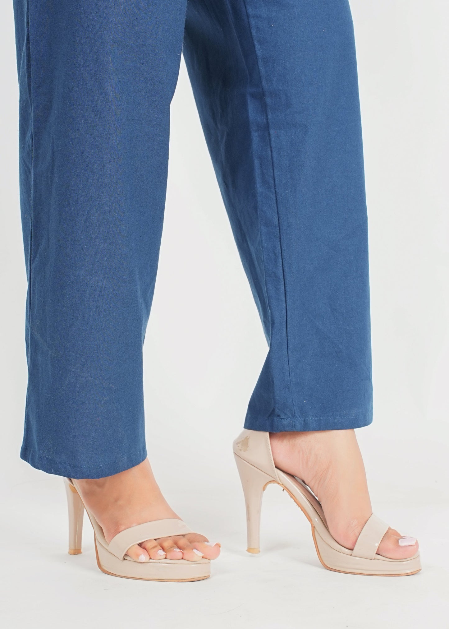 Peacock Blue Parallel Pant