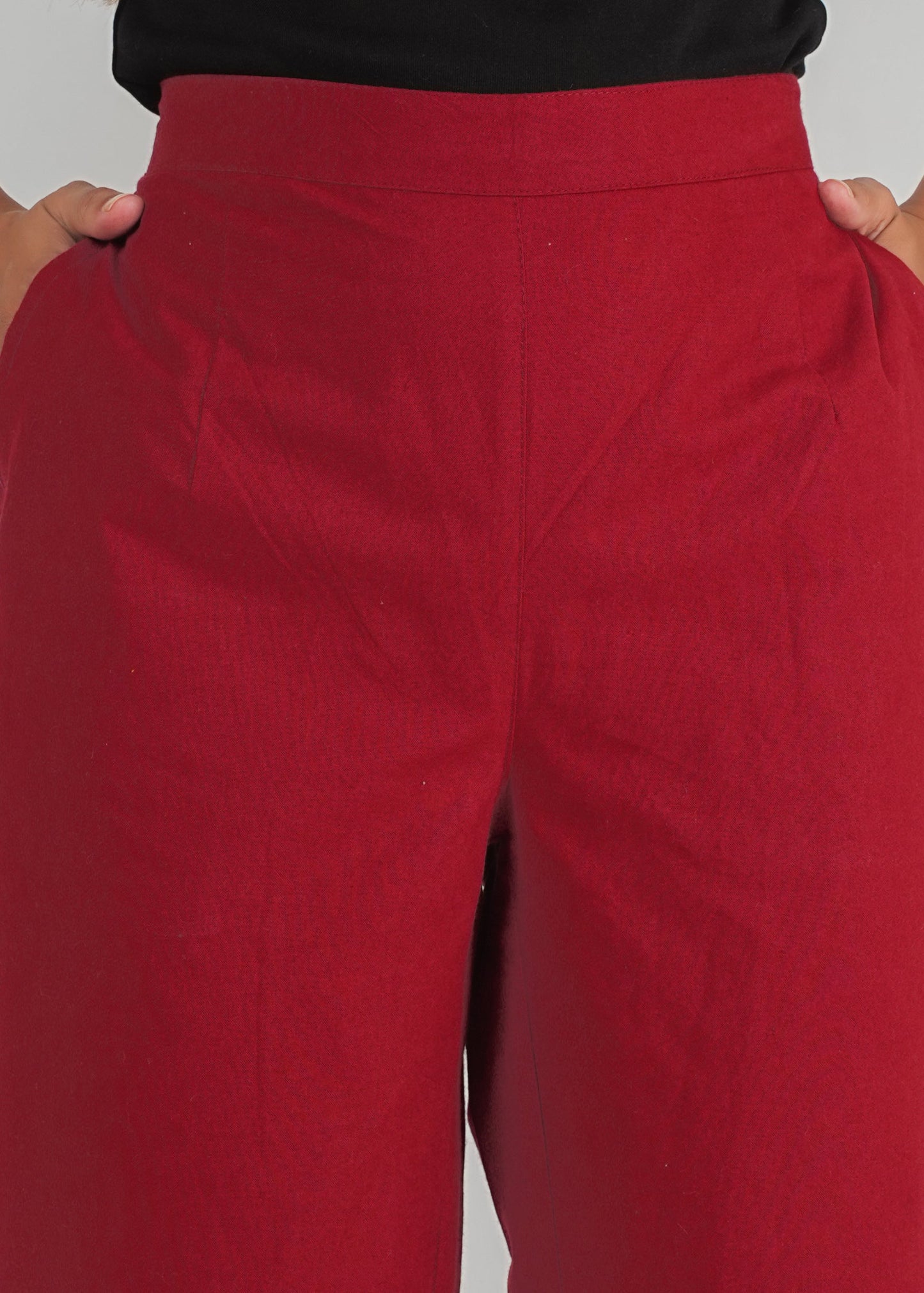Red Parallel Pant