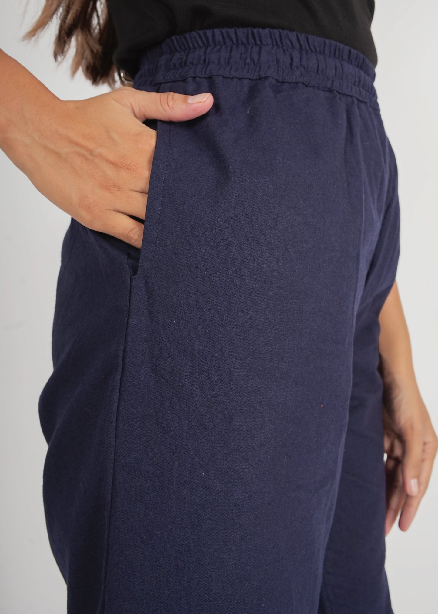 Navy Blue Parallel Pant