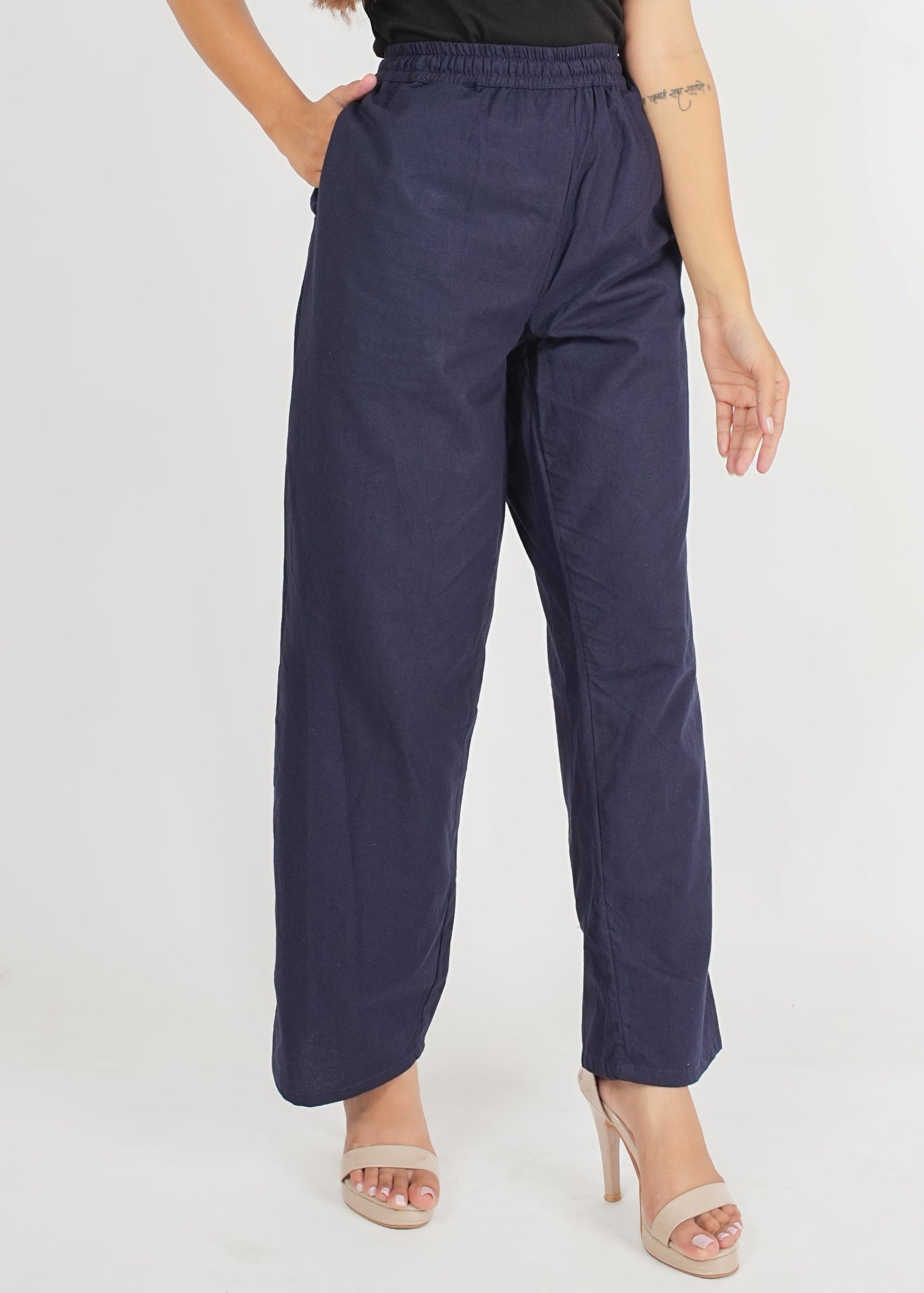 Navy Blue Parallel Pant
