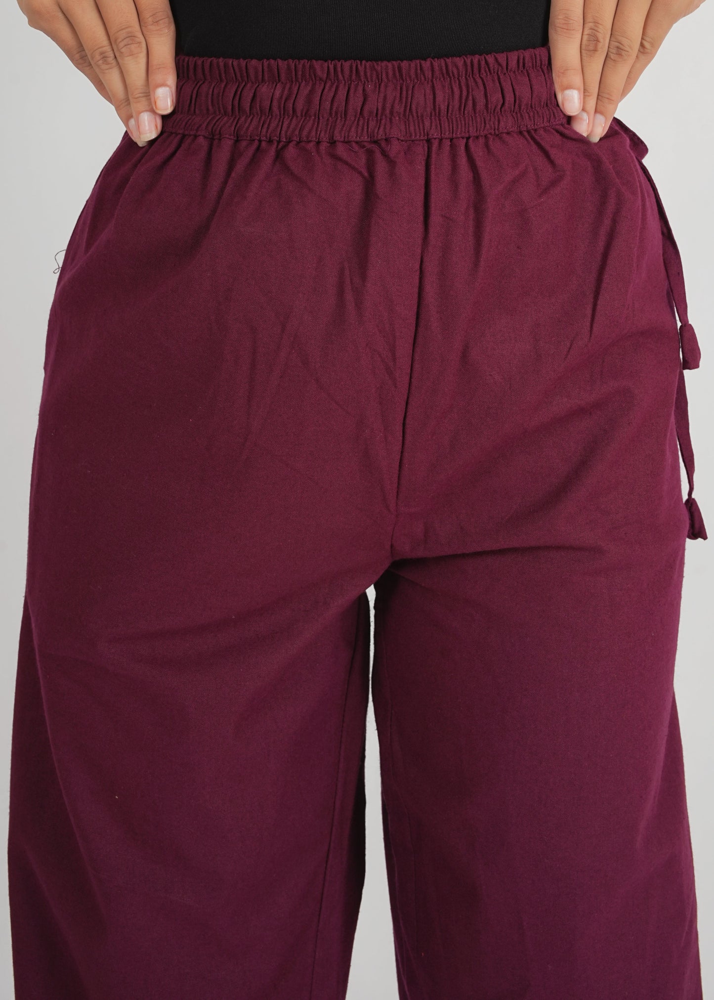 Wine Parallel Pant