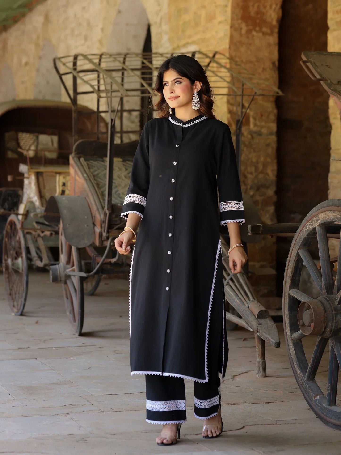 Lace Harmony Kurta Set