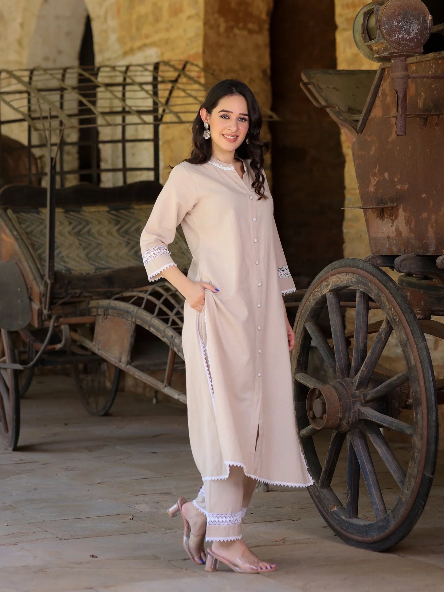 Lace Harmony Kurta Set