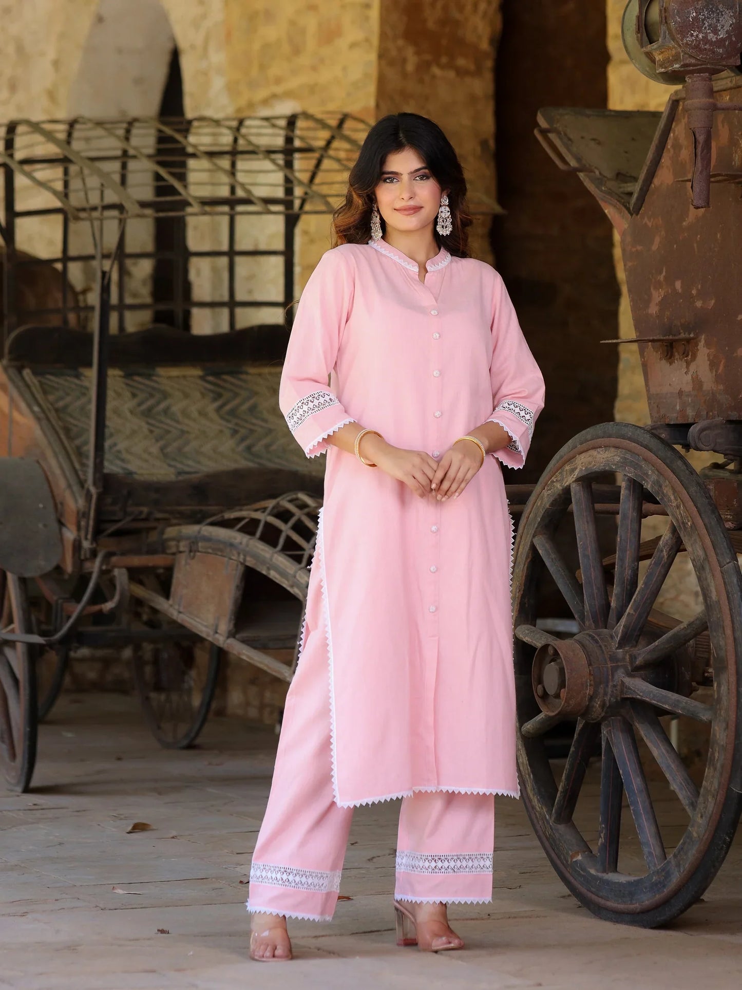 Lace Harmony Kurta Set