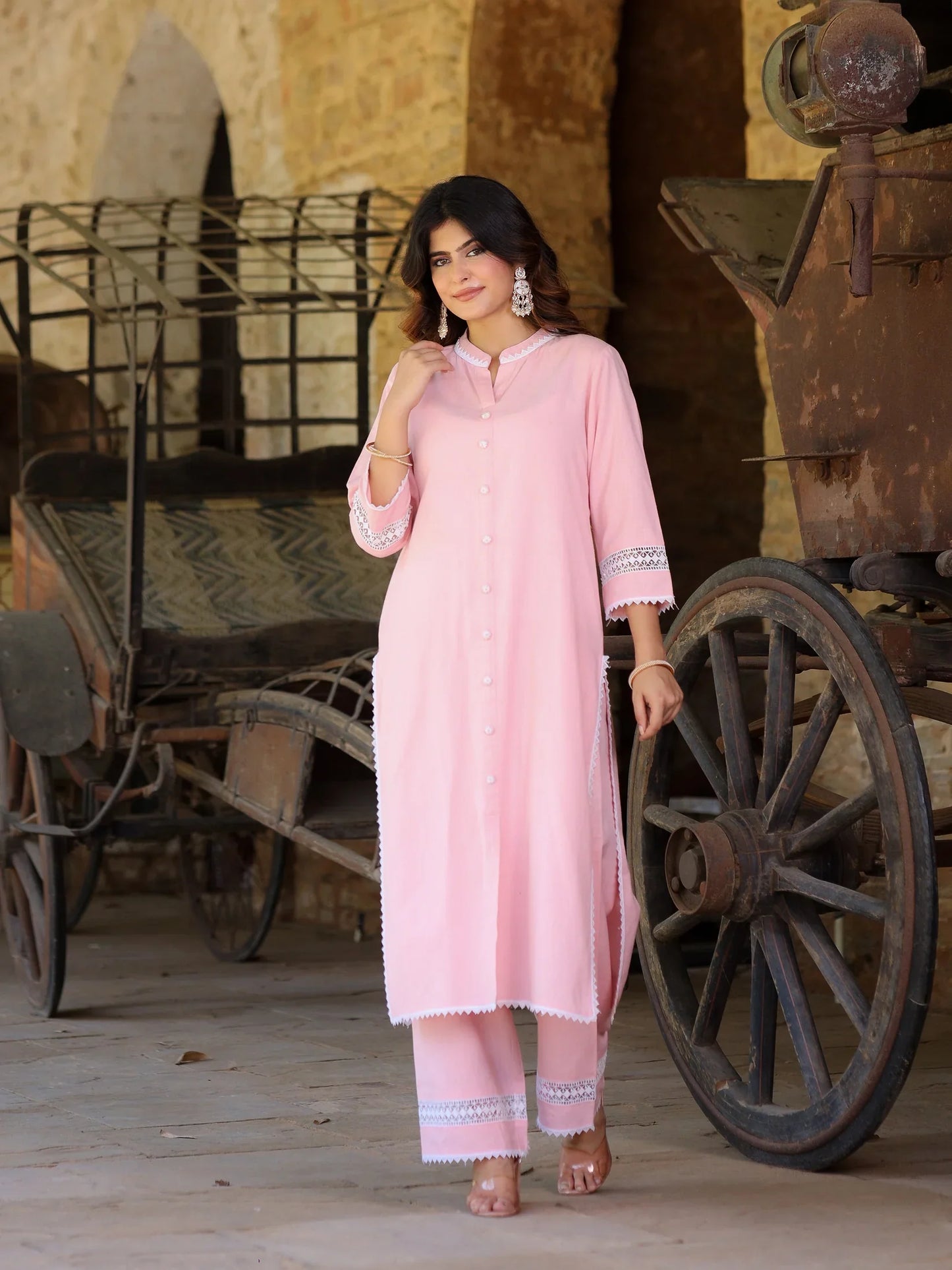 Lace Harmony Kurta Set